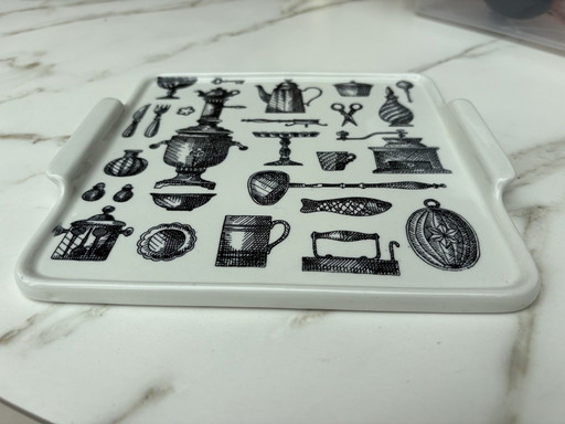 Plateau en porcelaine Arabia - Vintage finlandais des années 1960