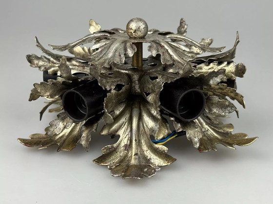 Image 1 of 60s 70s wandlamp plafondlamp Florentijns metaal Banci Firenze Design