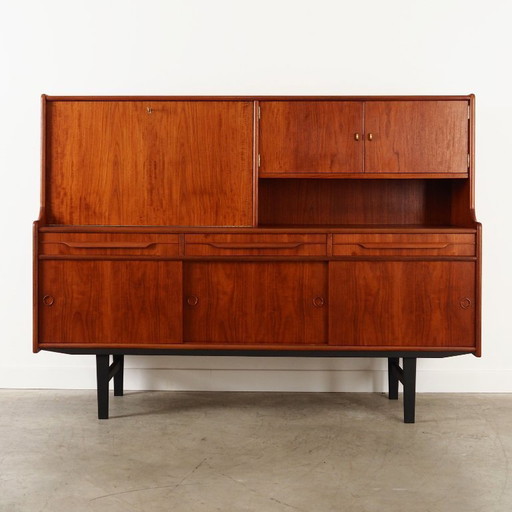 Highboard aus Teakholz, dänisches Design, 1960er Jahre, Produktion: Dänemark