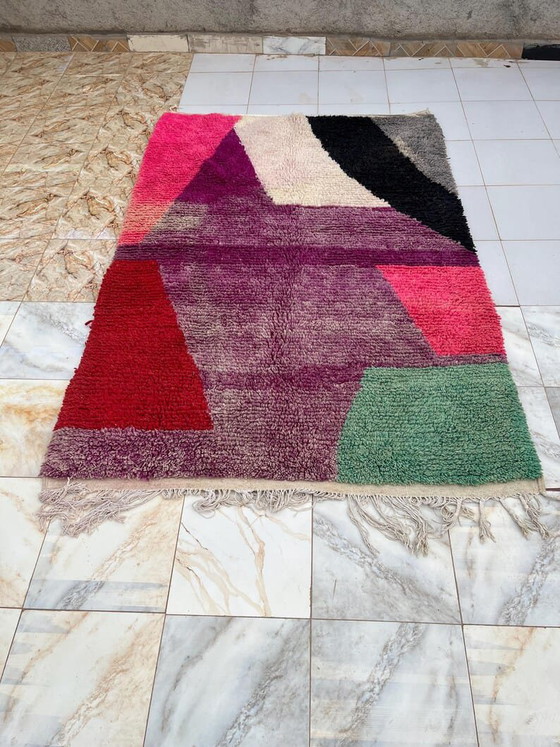 Tappeto berbero tradizionale fatto a mano con motivi colorati misura 150/250 cm – Alias, Tappeti, Wool (photo 2 of 9)