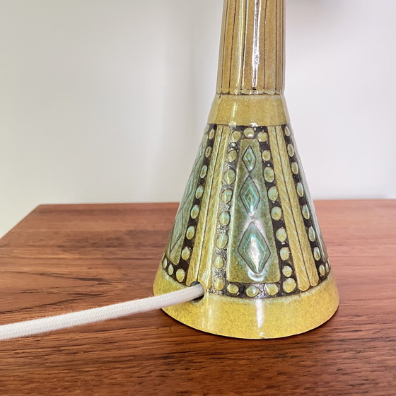 Image 1 of Vintage Scandinavian ceramic lamp, Sweden, 1960s