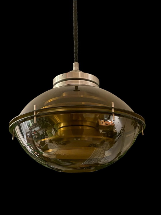Lampada a sospensione vintage Herda Space Age – Anni '70 – Pendant – Plafoniere, Aluminium, Plastic (photo 3 of 7)