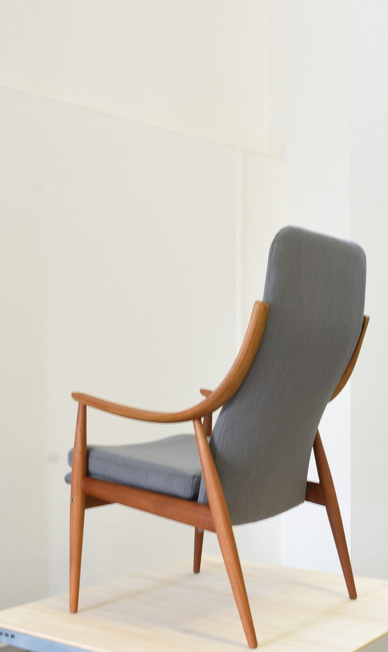 Image 1 of Mid - Century Teak Armchair By Peter Hvidt & Orla Mølgaard For France & Søn / France & Daverkosen, 1960s