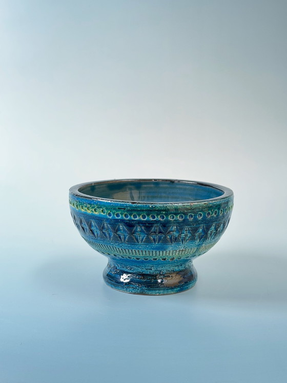 Image 1 of Candelabro Rimini Azul 735 - Cerámica - Bitossi - Aldo Londi