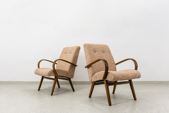 Image 1 of Paire de fauteuils Type 53 par J. Smidek pour Ton, Tchécoslovaquie, années 1960