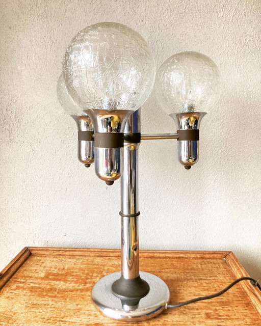 Vintage Tischlampe aus dem Weltraumzeitalter