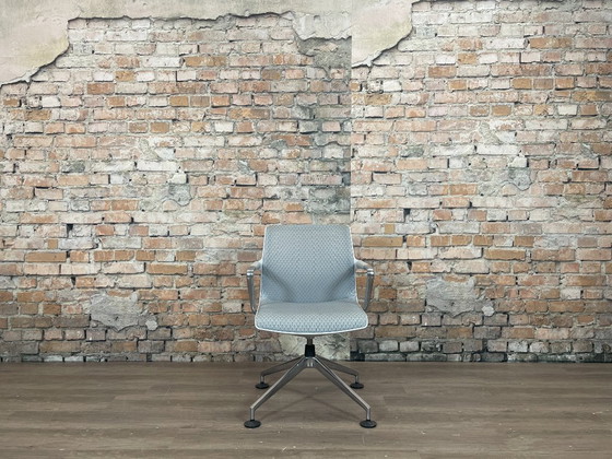 Vitra Unix Chair – White fabric | Antonio Citterio – Swivel chairs, Plastic, Textile (photo 2 of 15)