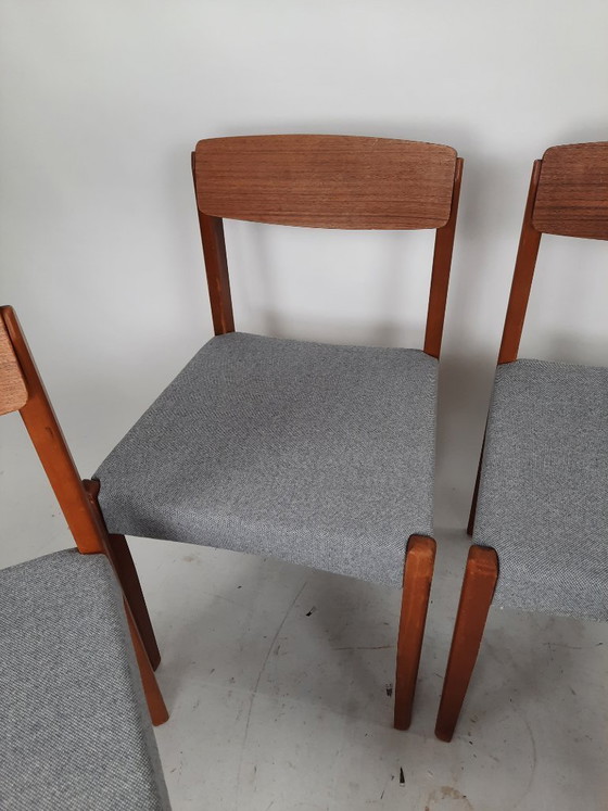 Image 1 of Set di quattro sedie da pranzo vintage