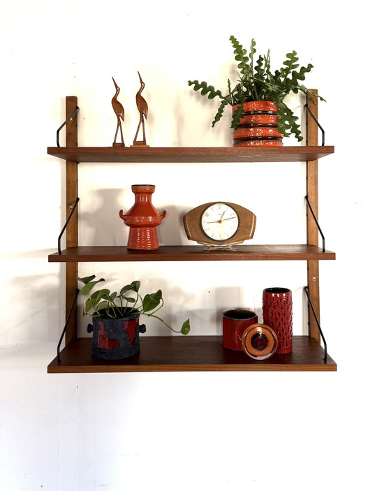 Image 1 of Sistema a parete vintage in teak, Poul Cadovius '60