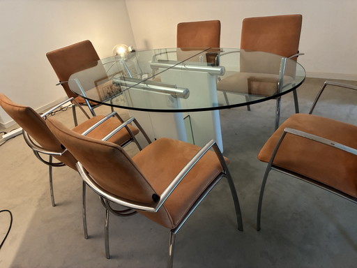 WK - Bacher Tafel met verstelbare Thomas Althaus Stoelen
