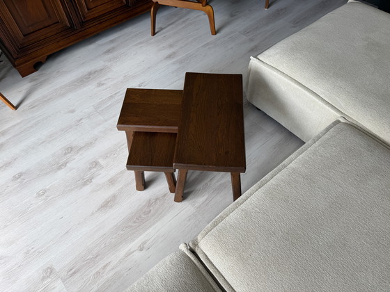 Image 1 of 3x Brutalist Nesting Tables