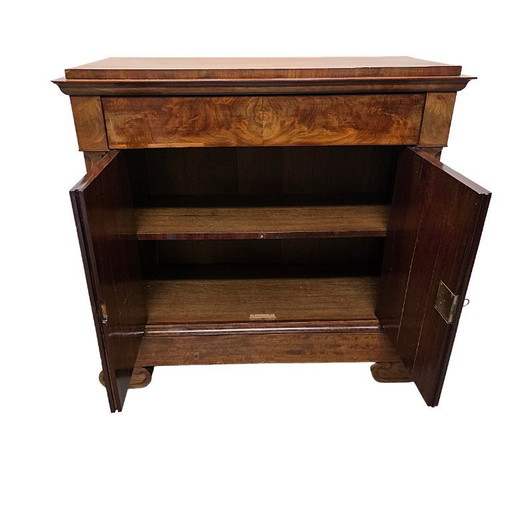 German Biedermeier mahogany pier cabinet, circa 1830/40