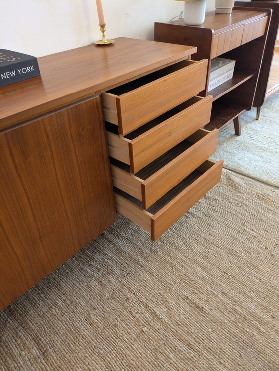 Image 1 of buffet vintage en teck, style milieu du siècle