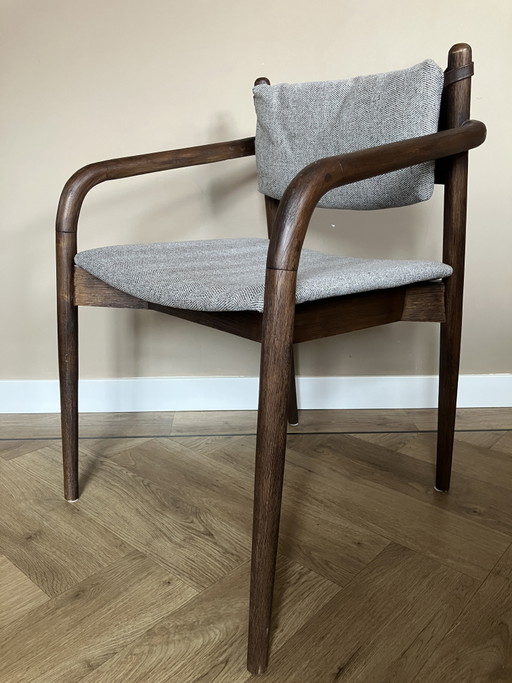 Nouveau ! Chaise de salle à manger Dutchbone Torrance – eetkamerstoelen, Leather, Textile (photo 2 of 9)