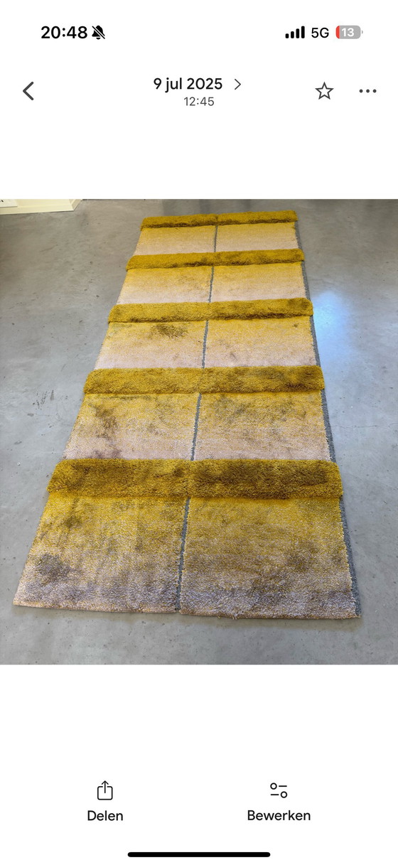 Image 1 of Tappeto intessuto a mano Mae angelgeer/ frank Amsterdam 250x105