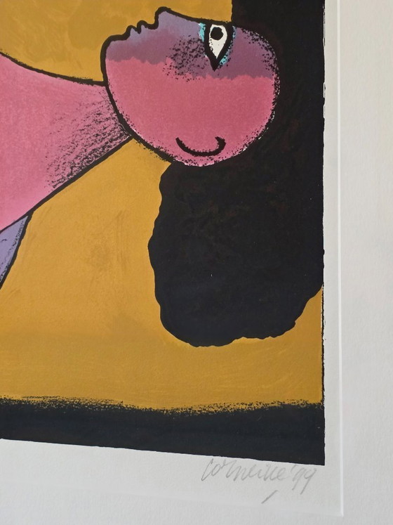 Image 1 of Corneille - Le grand Oiseau Du Desert & Le Reine Des Sables - 24/200 - 1999 - Firmado a mano