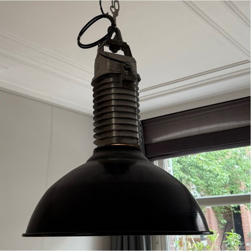 Philips enamel factory lamp XXL black
