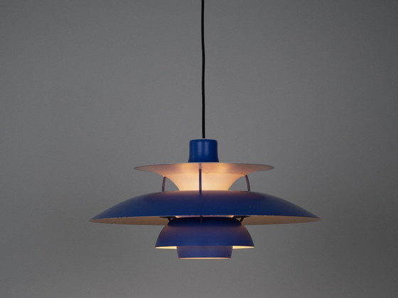 Image 1 of Lampada a sospensione vintage danese PH 5 di Poul Henningsen, Louis Poulsen, 1958