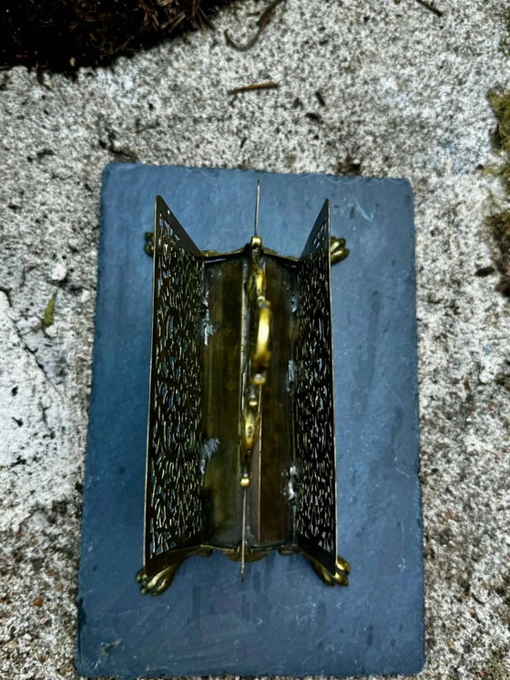 Napoleon III messing tijdschriftenrek – Metal, Brass, Art Nouveau (photo 4 of 7)