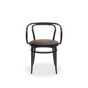 Thonet 209 P Chair Leather Seat Brown | Bentwood Black Chair