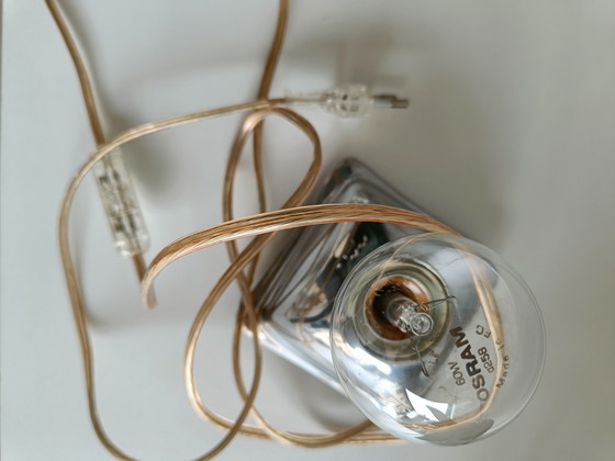 Image 1 of NAVA “How Light Fusion” minimalist solid metal table lamp, Italy 1990s/2000s