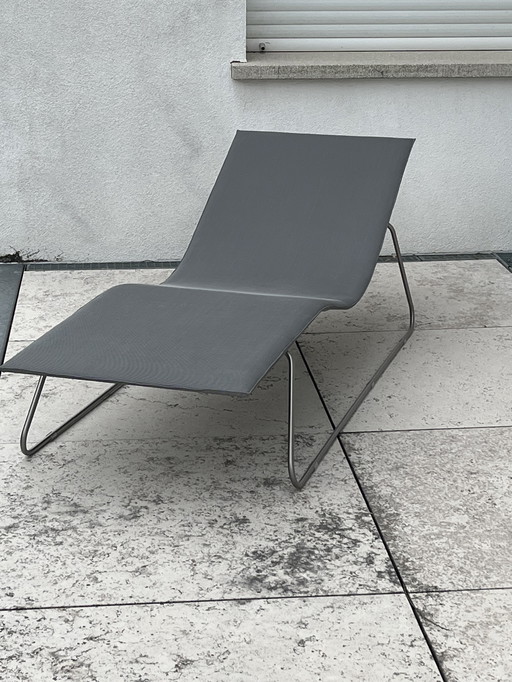 Chaise longue ergonomique en acier inoxydable de Zeottexx