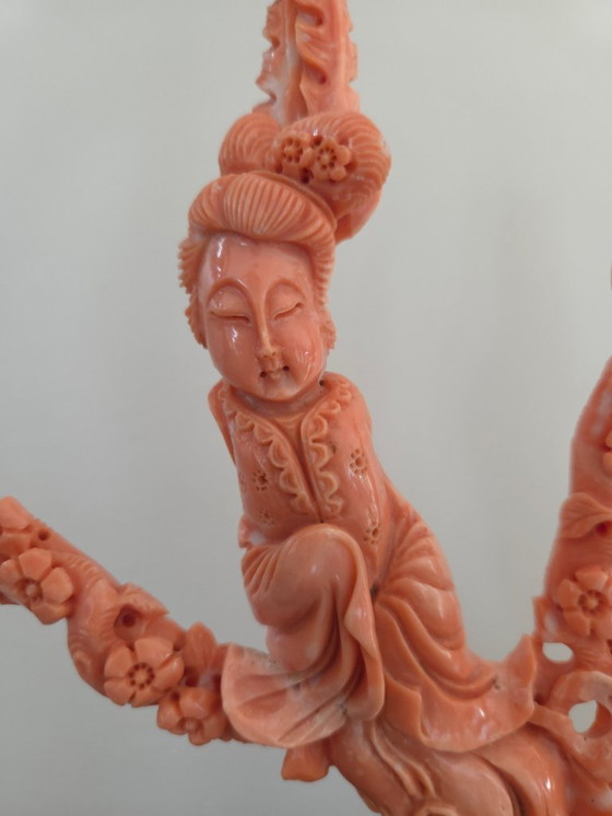 Image 1 of Korallenskulptur – 20. Jahrhundert – Geschnitzte Koralle (Ref. 4117)