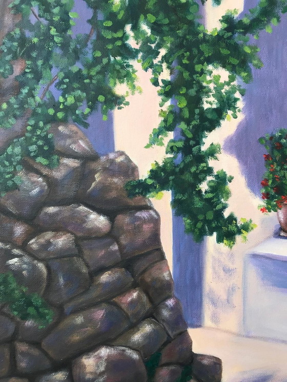 Image 1 of Peinture à l'huile - Irina Gauss - Sérénité méditerranéenne