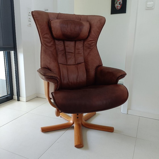 Hjellegjerde Draaifauteuil Eighties – Hjellebjerge, Draaistoelen, Leather, Metal (photo 10 of 14)