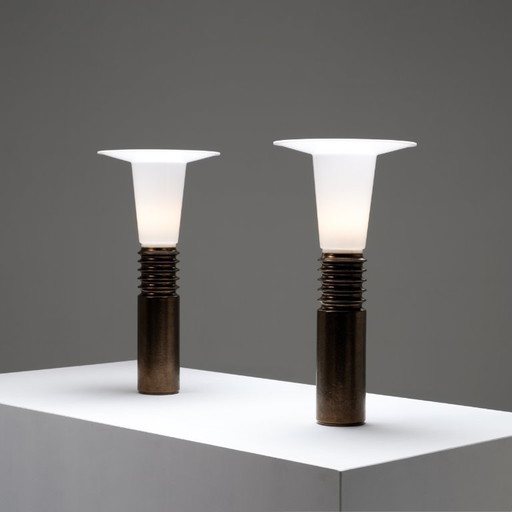 2x Lampe de table modèle 1041.32 par Uno & Östen Kristiansson pour Luxus