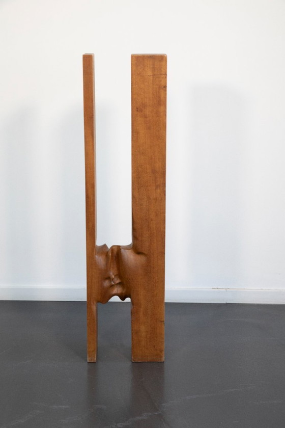 Image 1 of Scultura astratta in legno