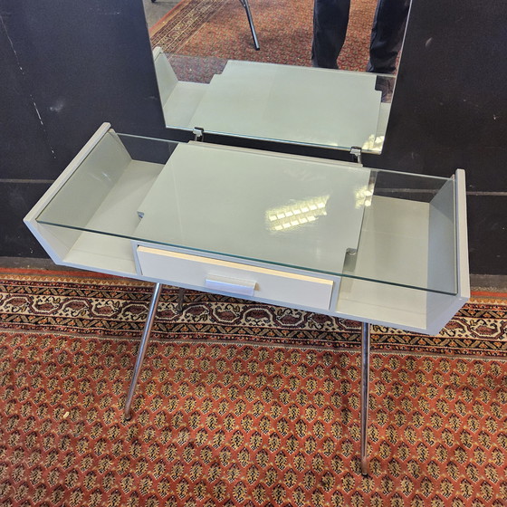 Image 1 of Vintage (1950s) Blue Auping Bedroom Set (Wim Rietveld) Mid Century Bedroom Set