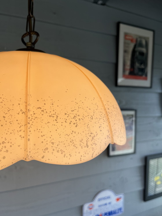 Image 1 of Suspension citrouille vintage Herda Amsterdam Hollywood Regency