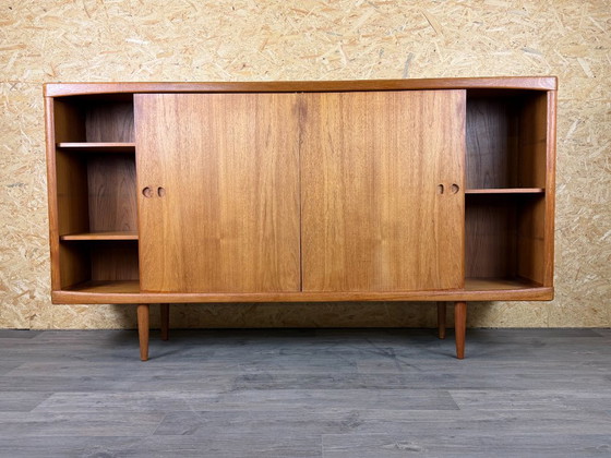 60s 70s Teak Sideboard Highboard H.W. Klein Bramin Danish Modern Design – High Boards, Wood (photo 12 of 20)