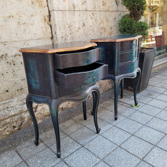 Image 1 of Pareja de cómodas galveadas, s. XX - Francia