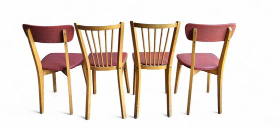 4 sedie vintage & Baumann – Sedie da pranzo, Wood (photo 7 of 12)
