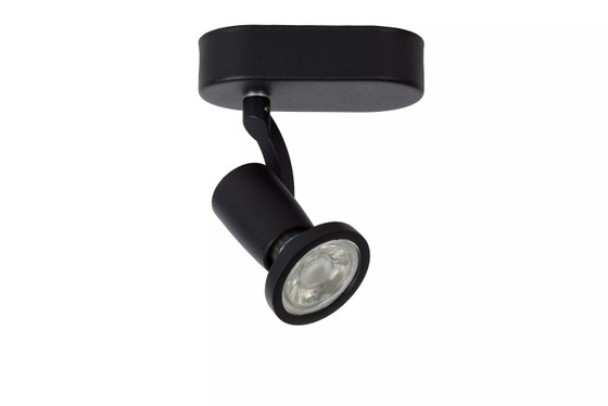 Lucide JASTER-LED Ceiling Spotlight – LED GU10 1x5W 2700K Black – Spot lights (photo 2 of 3)