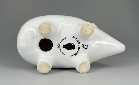 Image 1 of Portacandele a forma di riccio "Ancient Moderns" del Met - Ceramica bianca