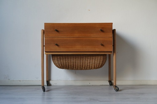 Meuble à couture vintage années 60 | Mid-Century | Design scandinave