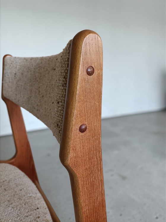 Image 1 of 4 chaises de salle à manger vintage Erik Buch