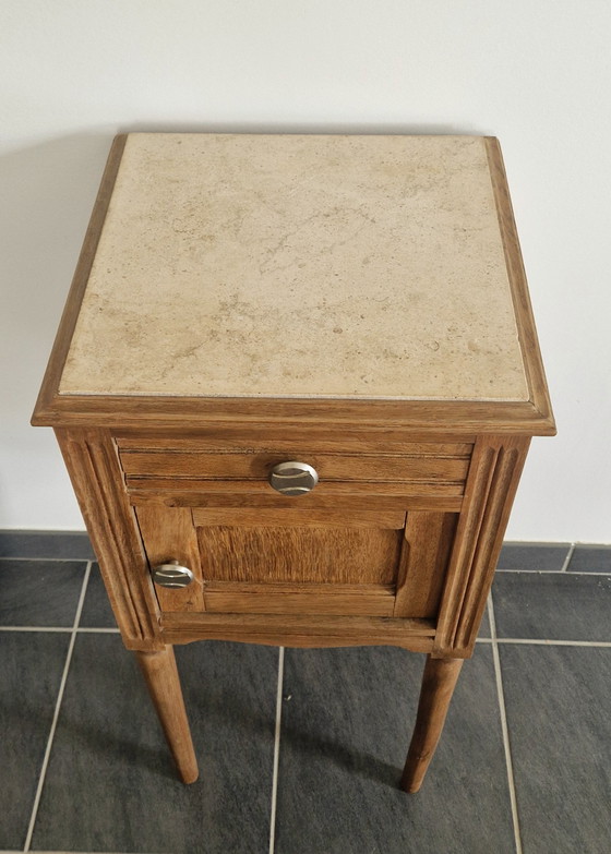 Image 1 of Louis XVI-stijl meubilair - massief eiken - jaren 1940