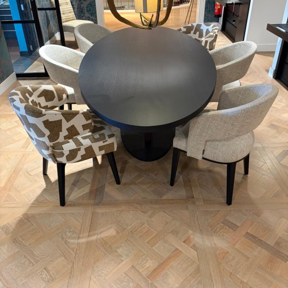 Van Rossum Opium Oval Dining table – Metal, Wood (photo 2 of 7)