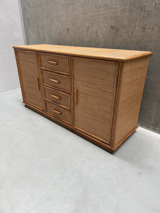 Credenza Vintage in Bambù e Rattan – Anni '70 – Credenze, Bamboo (photo 8 of 11)