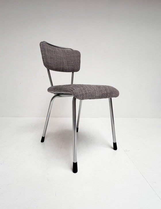 Image 1 of Set di 6 sedie Gebroeders De Wit rivestite, anni '60