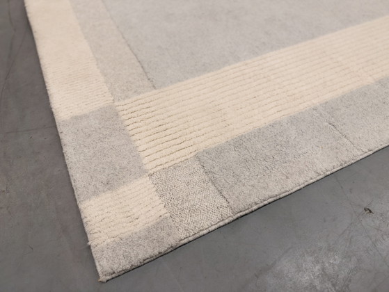 Pode Nastro Design Tapis Steel Blue, Autre, Laine, Multicolore (photo 3 sur 7)