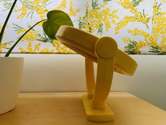 Image 1 of Specchio da salotto ingranditore girevole bifacciale in stile moderno di metà secolo