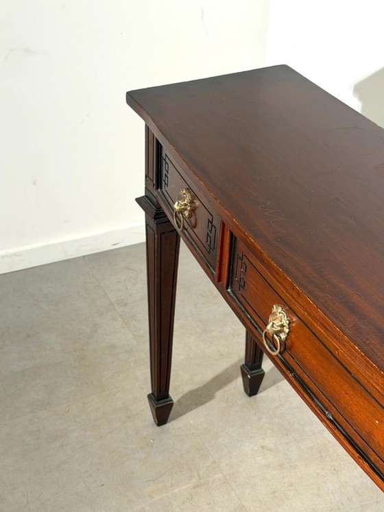 Neoclassical Console Table with Lion Head Handles – Side tables (photo 6 of 7)