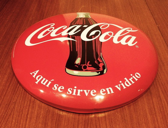 Image 1 of Coca-Cola-Schild/Knopf