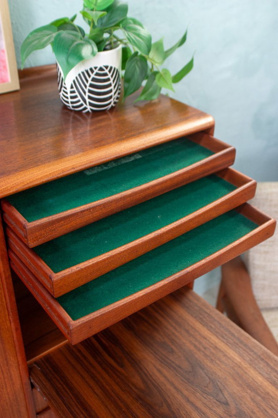 Image 1 of Vintage teakhouten dressoir Svend Aage Madsen Deense jaren 60