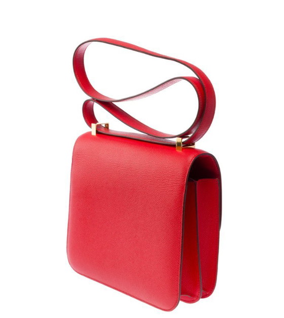 Image 1 of Bolso HERMES Constance en Cuir Rouge - 103476